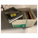 BOX OF GUITAR BOOKS, YEARBOOK, MAGAZINES, ETC
