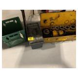 MILK CRATE, REMS AMIGO 2 TOOL IN CASE, PLASTIC