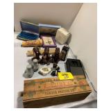 CHEESE CRATE, FIGURINES, S&P SHAKERS, LOUISVILLE