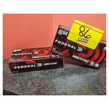 (2) BOXES FEDERAL 40 S&W, FMJ, 165 GR