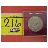1967 GIBRALTAR CROWN, SPINK - LONDON, COIN