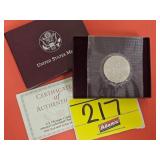 1995 CLAD HALF DOLLAR, UNCIRCULATED, WITH