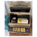 NEWER NATIONAL CASH REGISTER MACHINE W/ ROLLS