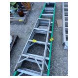 FIBERGLASS LADDER, ALUMINUM STEP LADDER
