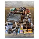 QUICK FILL, PROPANE STOVE, JUMPER CABLES, BOUYS,