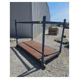 65' TALL BY 8' WIDE INDUSTRIAL METAL SHELVING