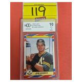 GRADED 1988 FLEER, SUPERSTARS, 5 OF 44, JOSE