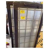PAIR OF ANTIQUE LEADED GLASS WINDOWS - SOME