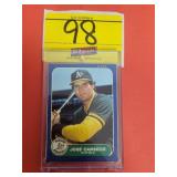 1986 FLEER, U-20, JOSE CANSECO, OAKLAND A'S,