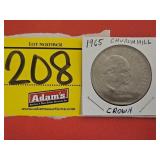 1965 GREAT BRITAIN WINSTON CHURCHILL CROWN