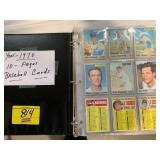 10 PAGES OF 1970 BASBEALL CARDS