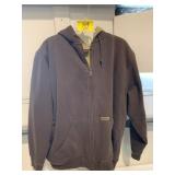SZ XL WOLVERINE BRAND LINED ZIP HOODIE