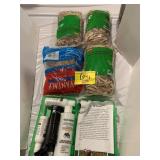 BAGS OF RUBBER BANDS, GLO GERM KIT