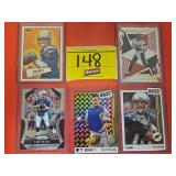 GROUP OF (5) TOM BRADY FOOTBALL CARDSï¿½2022