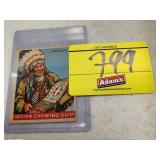 INDIAN CHEWING GUM WAMPUM CARD