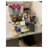FOOT SPA, WAX MELTS, DVDS, CLIPS, METAL TIER