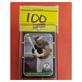 1987 DONRUSS, #97, JOSE CANSECO, OAKLAND A'S,