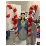 BLOWMOLD MARY & CANDYCANE PAIR