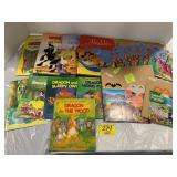 VINTAGE DISNEY & DRAGON KIDS BOOKS, VINTAGE