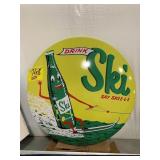 SKI SODA NOVELTY METAL SIGN
