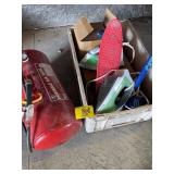 PORTABLE AIR TANK, IRONS, SCOOTER, KIDS TOYS, ETC
