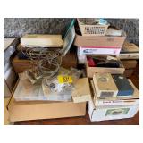 LARGE GROUP OF MODEL PARTS, TRAIN ACCESSORIES &