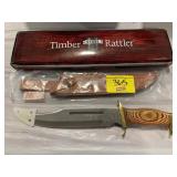 TIMBER RATTLER KNIFE W/ BOX