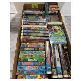 BOX OF VHS TAPES