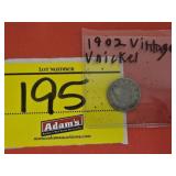 1902 VINTAGE V-NICKEL