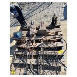 PALLET OF CONCRETE & METAL OUTDOOR Dï¿½COR OF ALL