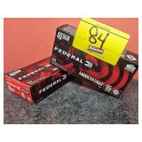 (2) BOXES FEDERAL 40 S&W, FMJ, 165 GR