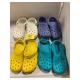 GROUP OF CROC SHOES