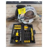 SKILSAW, TOOL SET IN CASE