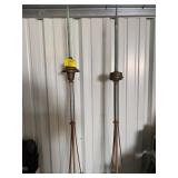 PAIR OF ANTIQUE COPPER LIGHTNING RODS