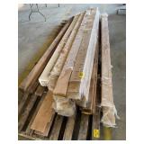 PALLET FULL OF WOODEN LUMBER OF ALL STYLES &