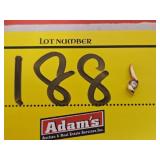 PENDANT WITH STONE WITH MAKERS MARK APPEARS TO