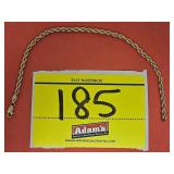 8' ROPE BRACELET STAMPED 10K, MAKERS MARK: