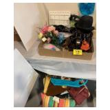 LADIES BELTS, HATS, THREAD ROLL, PURSES &