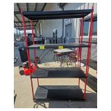 (1) 4-TIER CRAFTSMAN METAL SHELVING UNIT