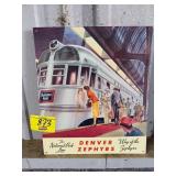 BURLINGTON ROUTE METAL SIGN