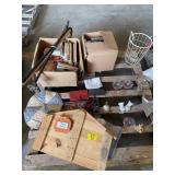 CANES, BOOKS, PINK DEPRESSION STEMWARE, DVDS,