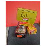 (3) BOXES OF 22LRï¿½ONE BOX IS 1/4 FULL