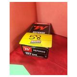 (1) BOX WINCHESTER DEFENSE 357 MAG, 110 GR,