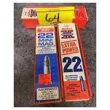 (3) BOXES OF 22LRï¿½ONE BOX IS 1/4 FULL