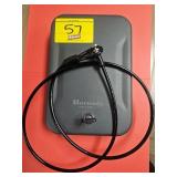 SMALL HORNADY GUN SAFE WITH KEY, GUN LOCK INSIDE