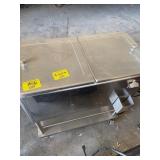 METAL ROLLING COOLER ON STAND