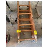 FOLDING WOOD LADDER SYSTEM
