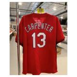 SZ XL STL CARDINALS CARPENTER JERSEY