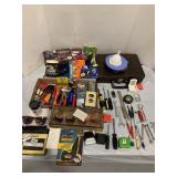 LEATHER REPAIR KIT, HAND TOOLS, TRI-FOLD WALLET,