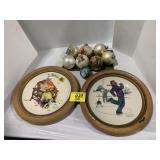 NORMAN ROCKWELL COLLECTOR PLATES & ORNAMENTS